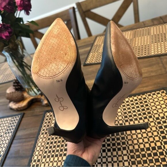 Jessica Simpson Women's Lesley Slouchy Pointy Toe Dress Booties Black Size 7 1/2 - Picture 11 of 12